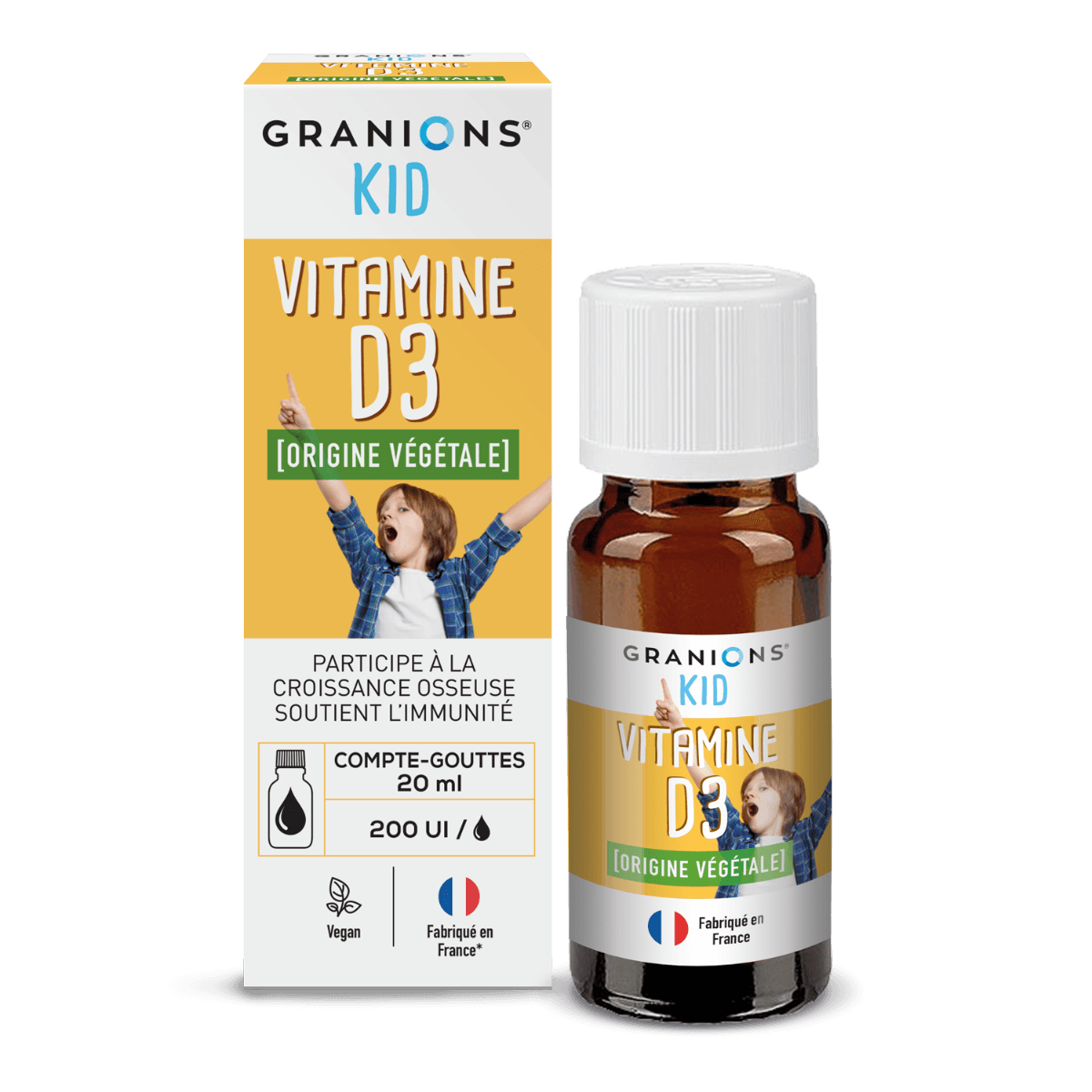 Kid Vitamine D3 - Solution Buvable 20 ml