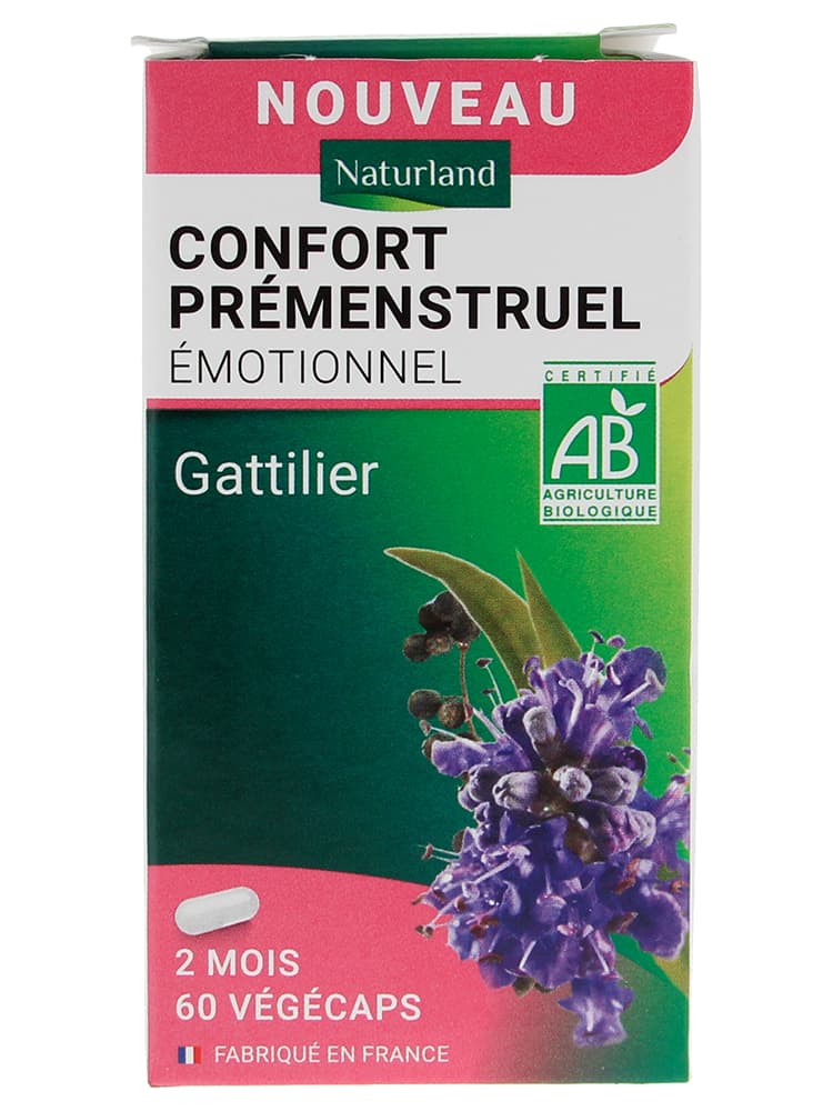 Naturland Confort Prémenstruel Émotionnel Bio 60 Unités