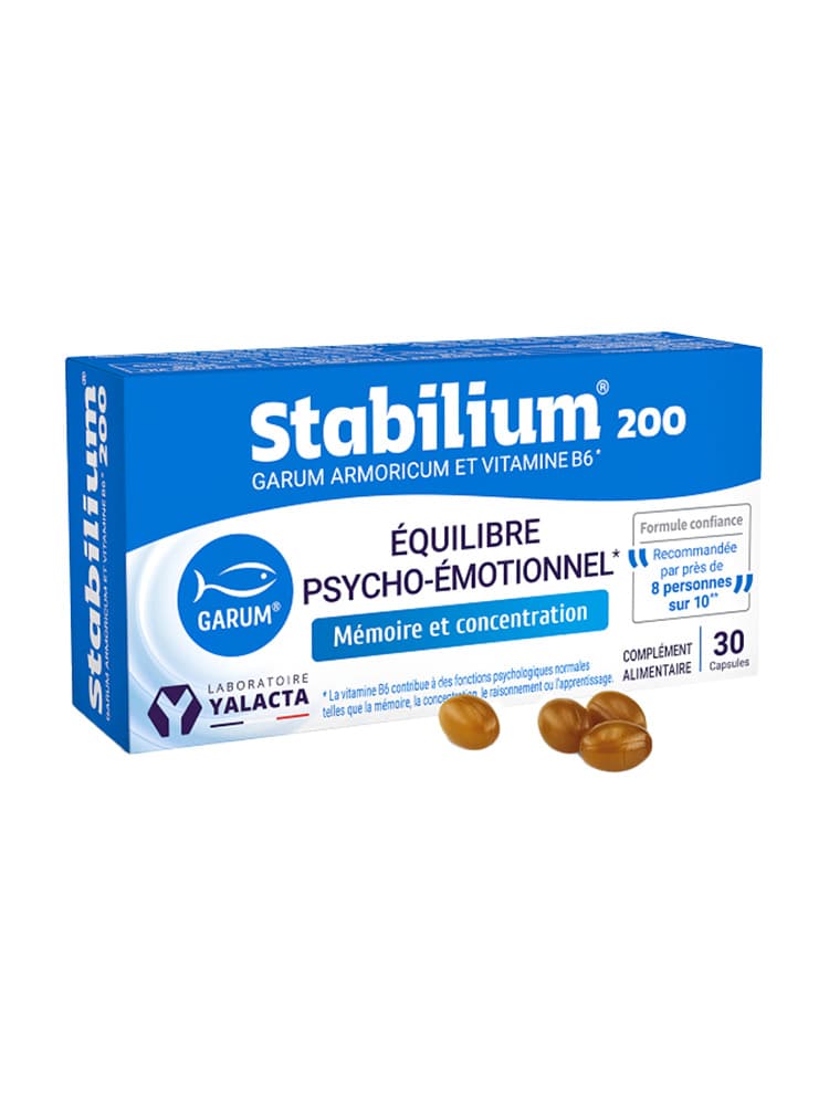 Laboratoire Yalacta Stabilium 200 Équilibre Psycho-Émotionnel 30 Unités