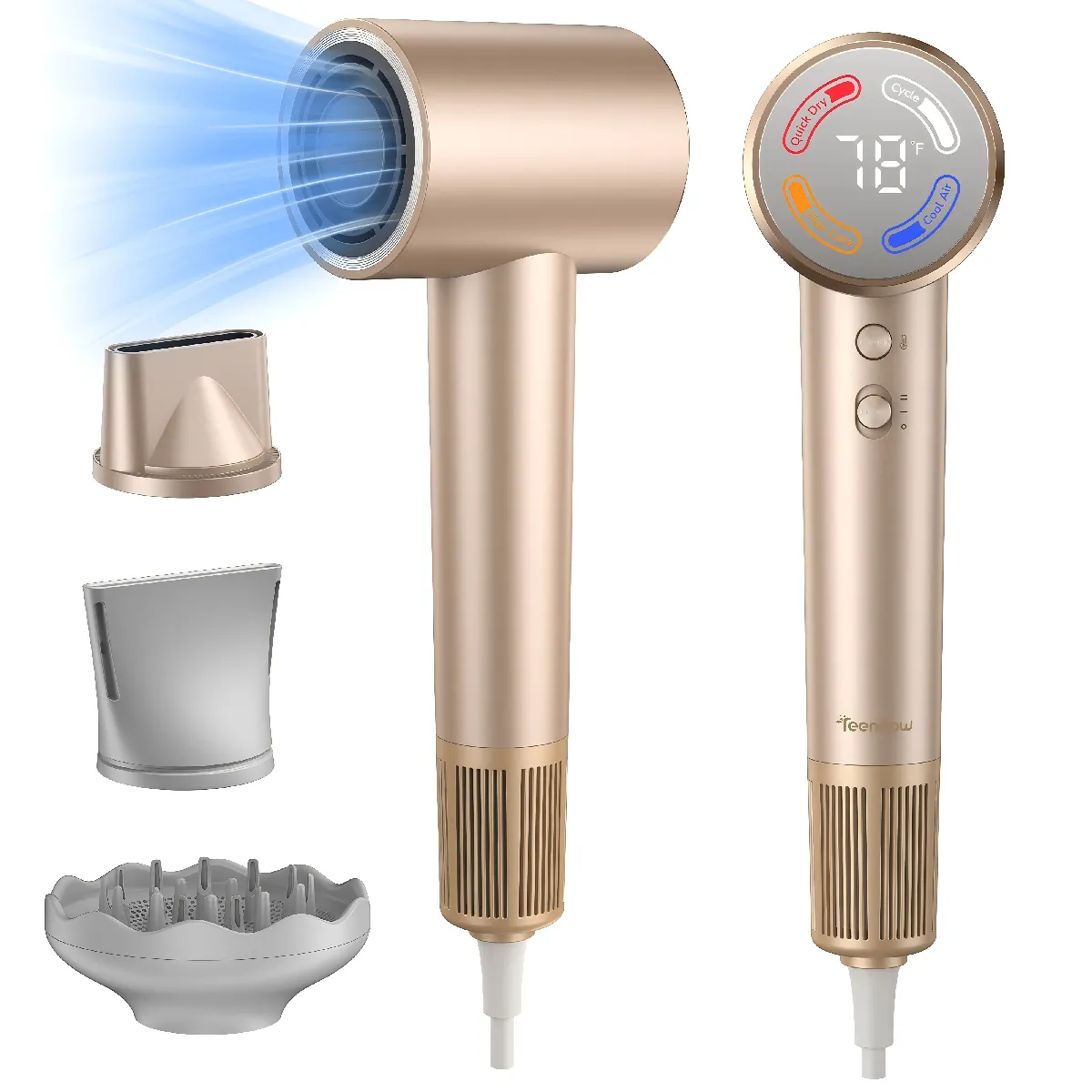 Sèche-cheveux à Moteur Sans Balais 110000 tr/min