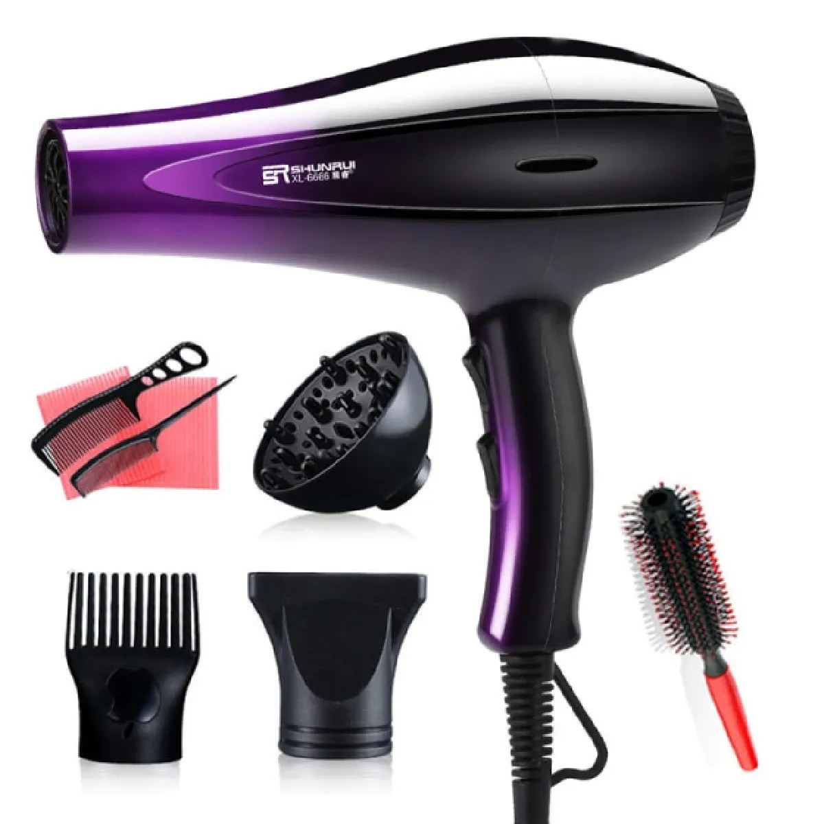 Sèche-cheveux professionnel salon - Violet