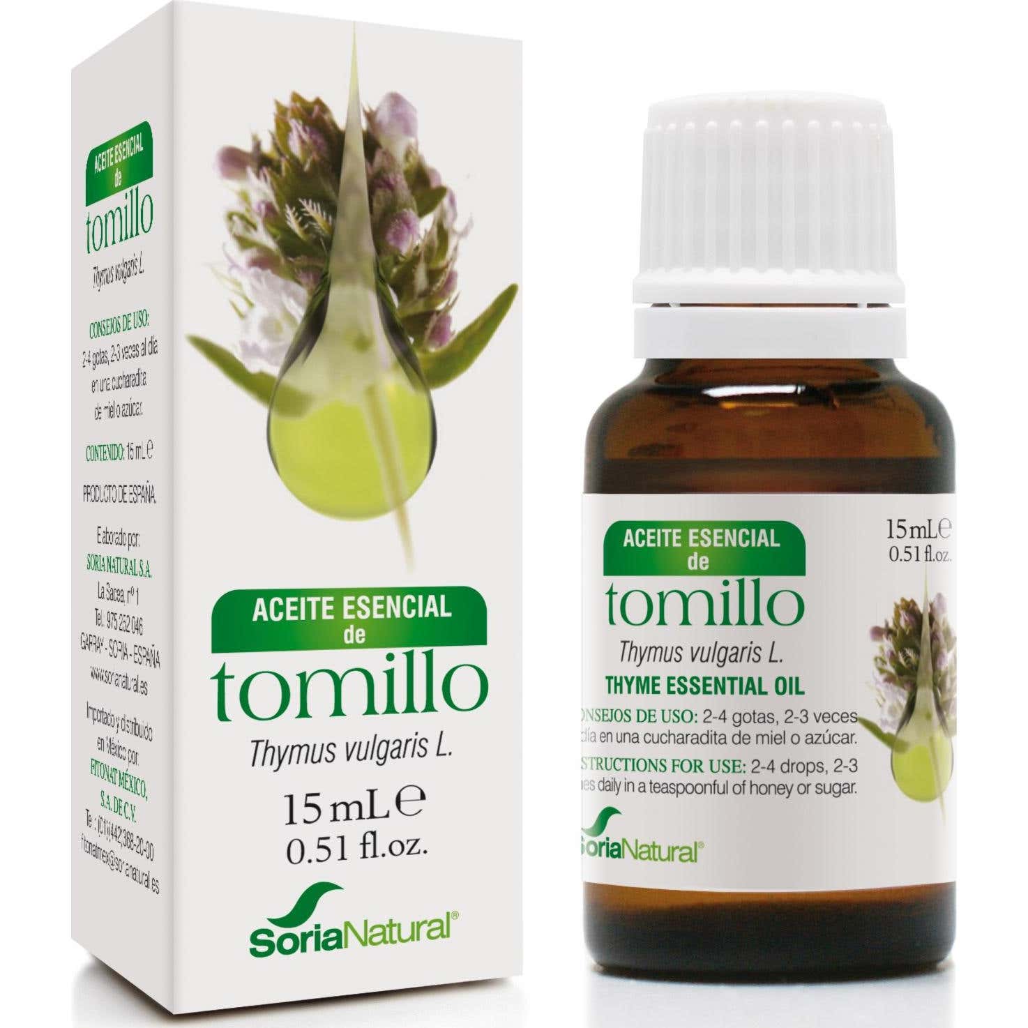Huile essentielle naturelle Soria Thym 15Cc