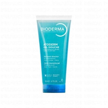 BIODERMA Atoderm - Gel douche lavant doux hydratant corps sans savon tube 200ml