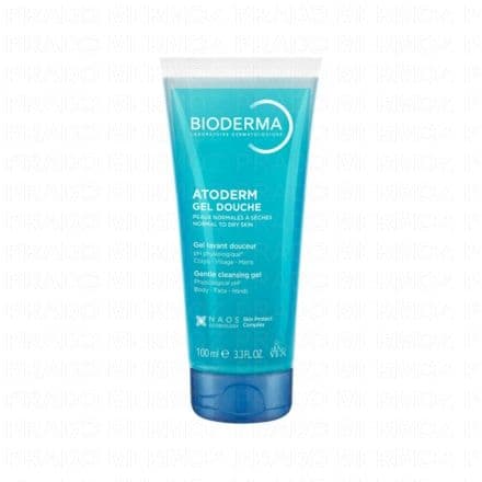 BIODERMA Atoderm - Gel douche lavant doux hydratant corps sans savon tube 100ml